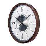QXA759B Brown Large Dial Decor Clock