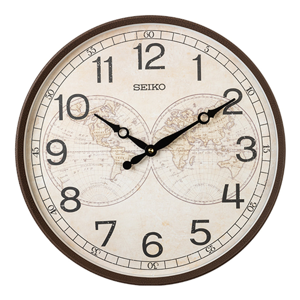 ここ Seiko Online QXA803B Large World Map Clock – SEIKO CLOCKS INDIA