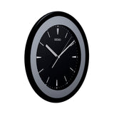 QXA812S Black-White Dial Clock with Hour Marker