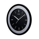 QXA812S Black-White Dial Clock with Hour Marker