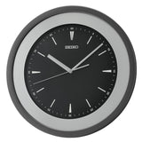QXA812S Black-White Dial Clock with Hour Marker