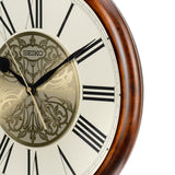 QXA837B Classic Patterned Gold Dial Clock