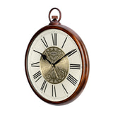 QXA837B Classic Patterned Gold Dial Clock