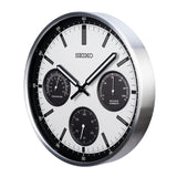 QXA823S Thermometer Hygrometer Wall Clock