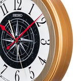 QXA844G Vintage Nautical Compass Wall Clock