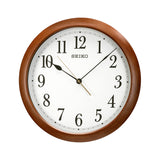 QXA598B Large Brown Case Clock With Quiet Sweep