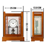 QXN235B Sakura Bloom Decorative Mantel Clock
