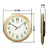 QXA754G Royal Gold Wall Clock