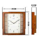 QXA848B Cherry Blossom Glass Panel Clock