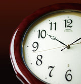 AHS521B Oak Wood in Piano finish Wall Clock