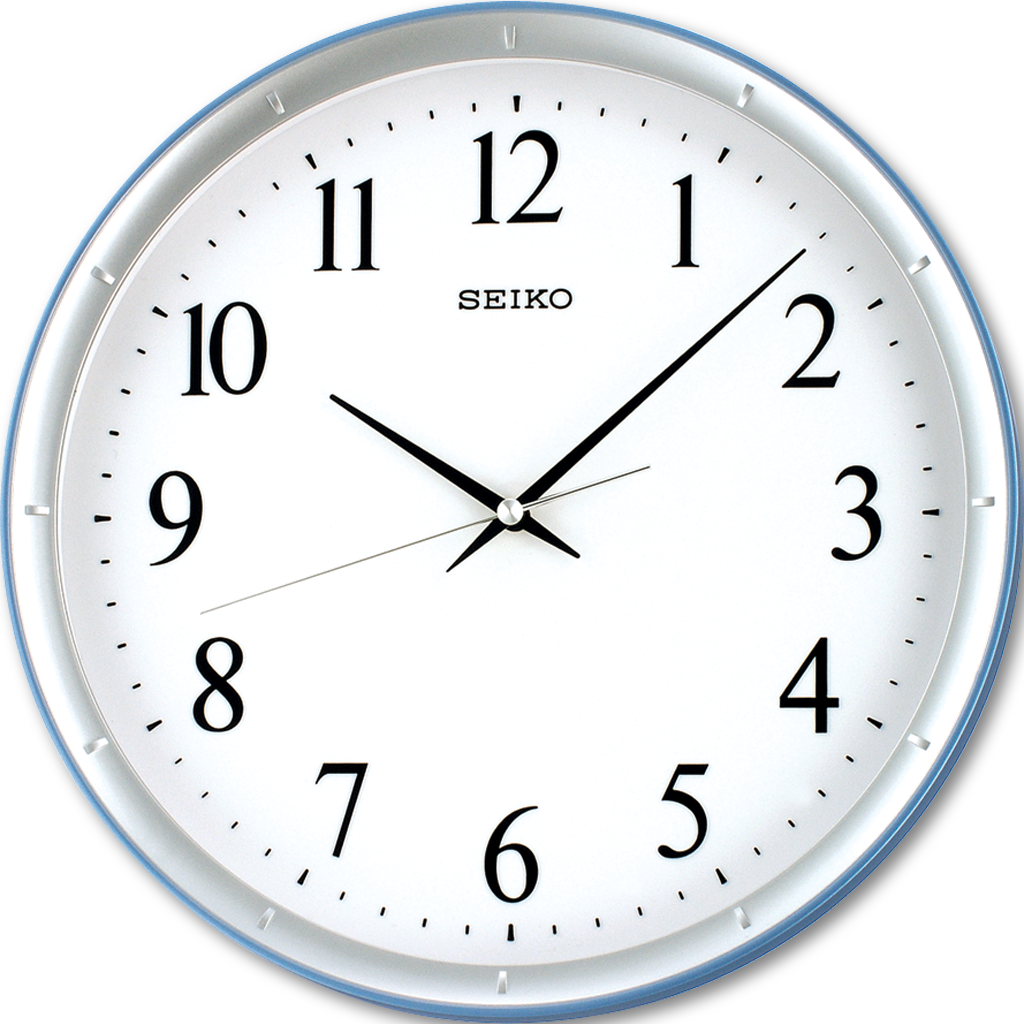 QXA378L wall clock with quiet sweep second hand