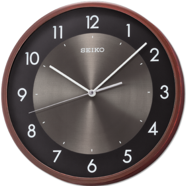 SEIKO ONLINE STORE QXA615Z Black Metallic Dial Clock – SEIKO