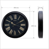 QXA771K Black Decor Clock