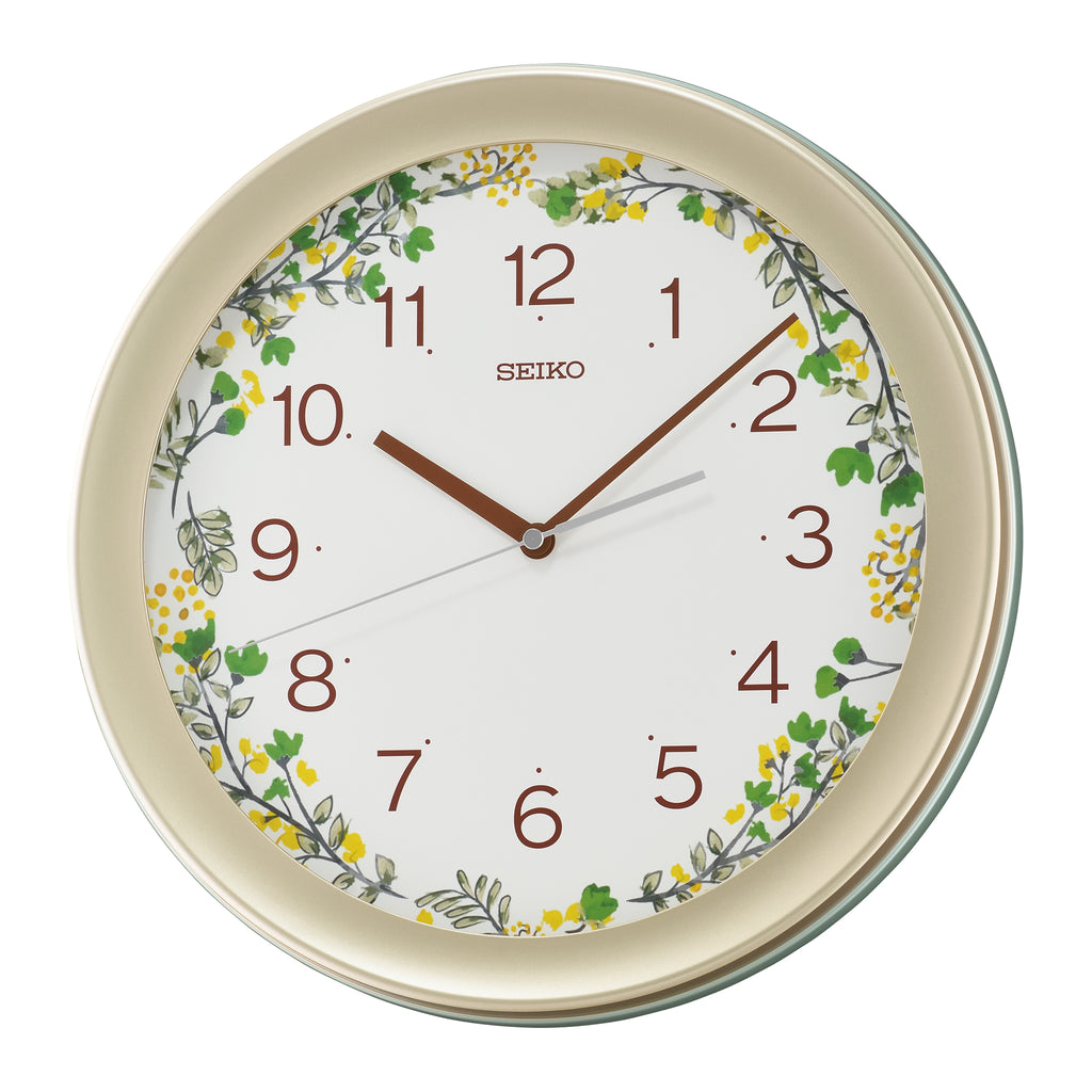 QXA777P Clock with Nature Motif