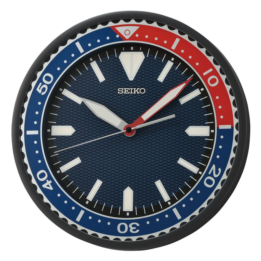 QXA791J contemporary clock with lumibrite markers