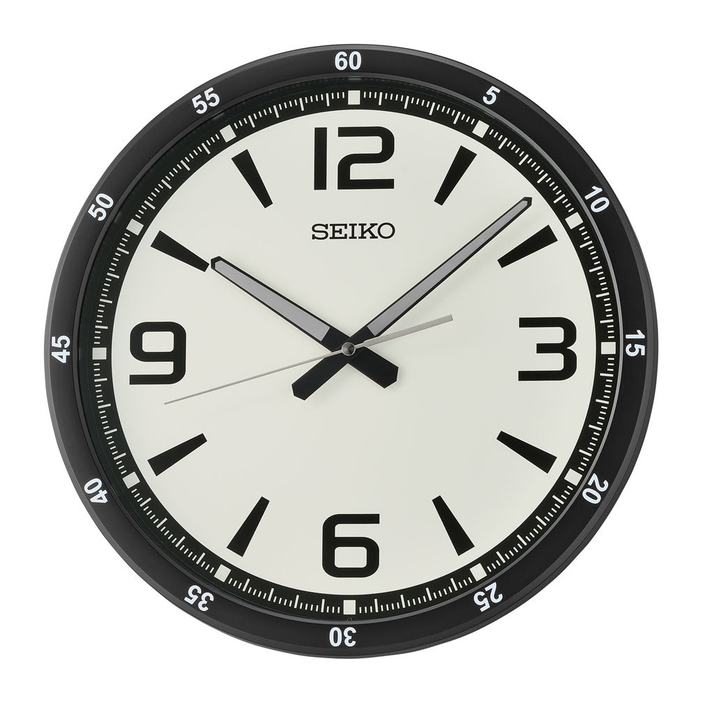 QXA809J White Dial Clock