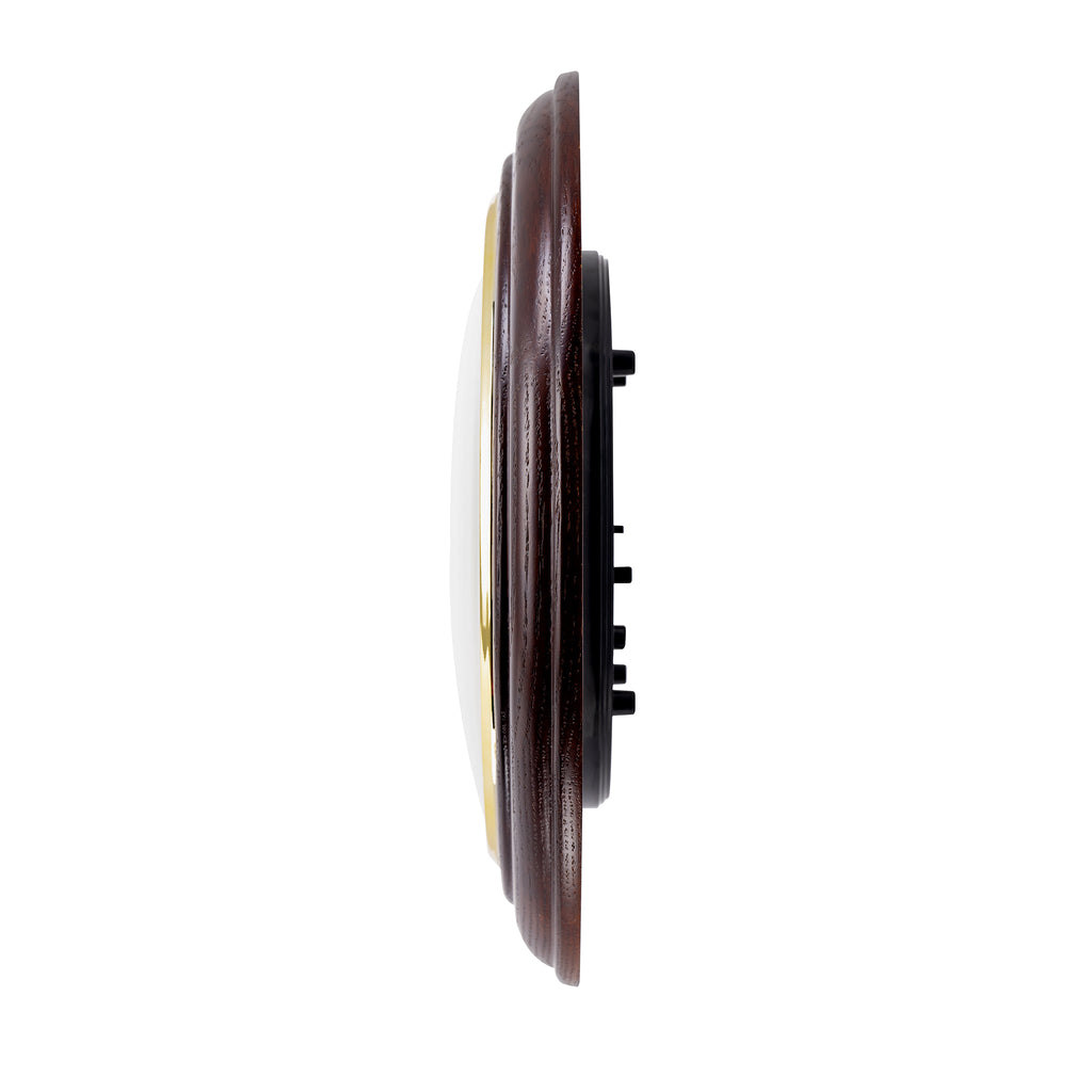 QXM342B Oak Wood Musical with Ornamental Dial and Roman Numerals
