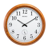 QXA155B Oak Wood Clock For Living Room