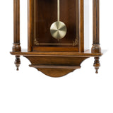 QXH075B Alderwood Pendulum Dual Chime Clock with Hourly Strike