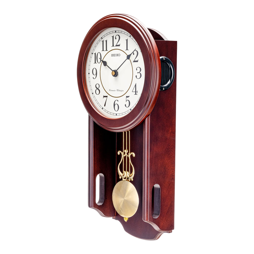QXH063B Wooden Pendulum Clock