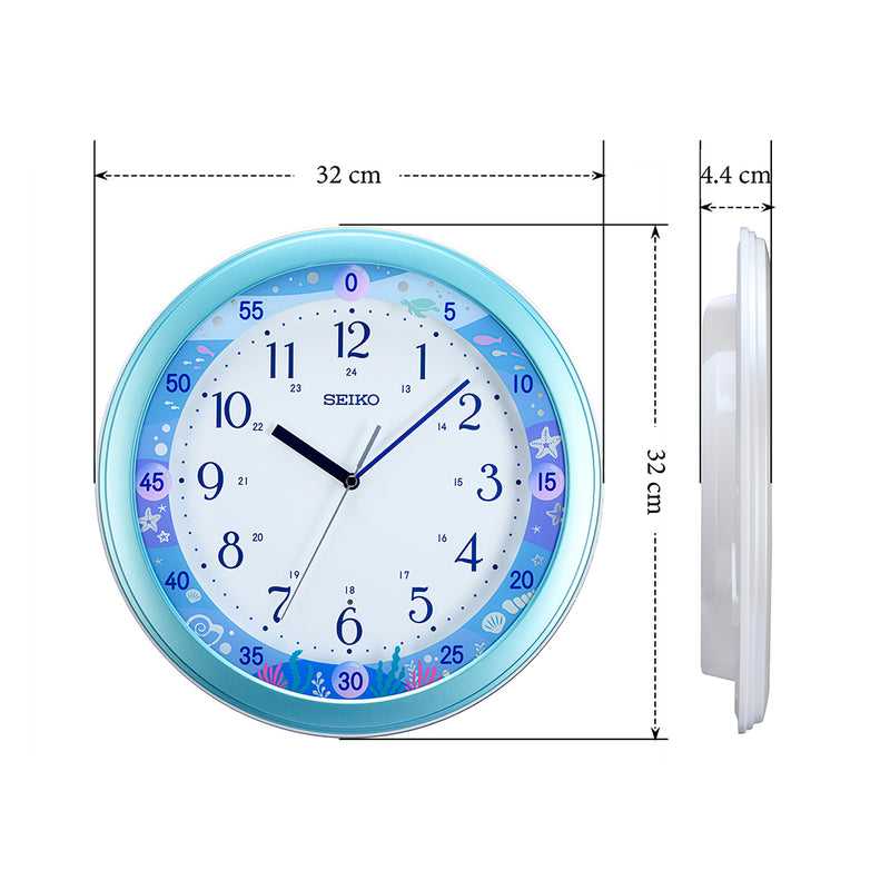 QHA010M Bright Nature Motif Clock for Kids Room