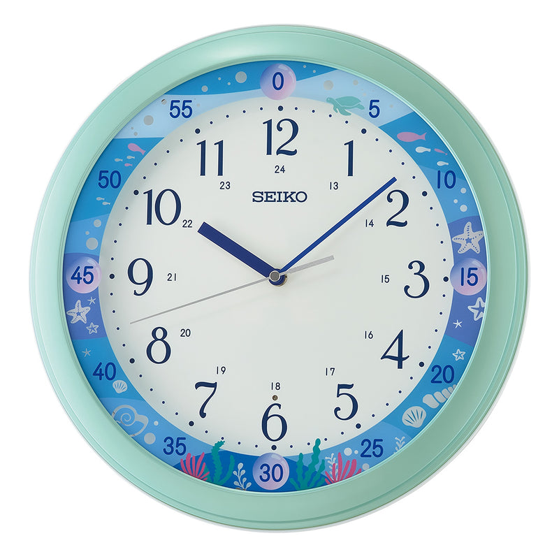 QHA010M Bright Nature Motif Clock for Kids'Room