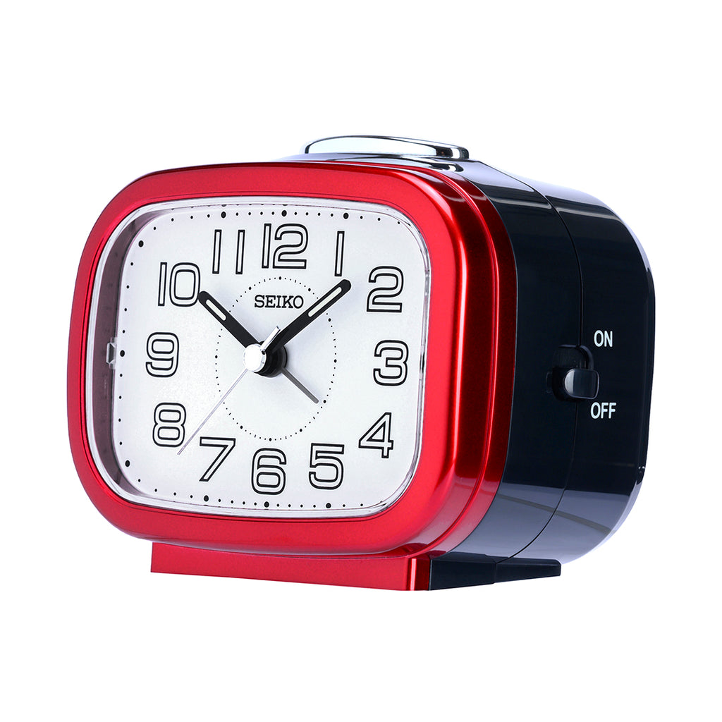 QHK035R Bright Red Alarm Clock