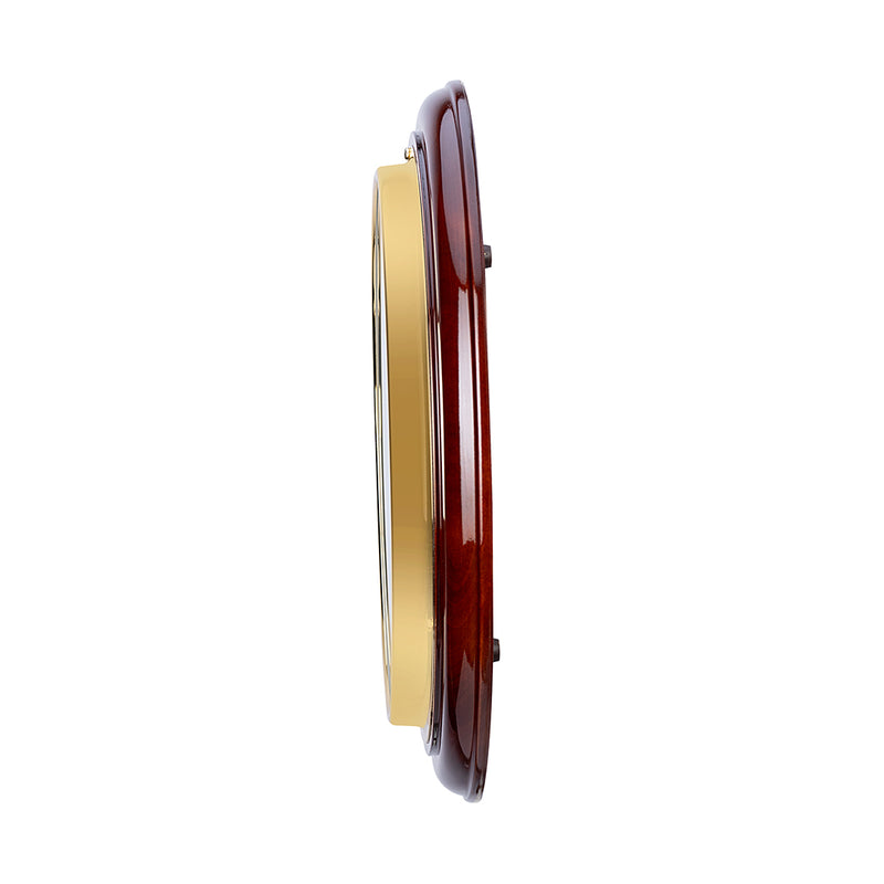 QXA143B Alder Wood Clock with Roman Numerals