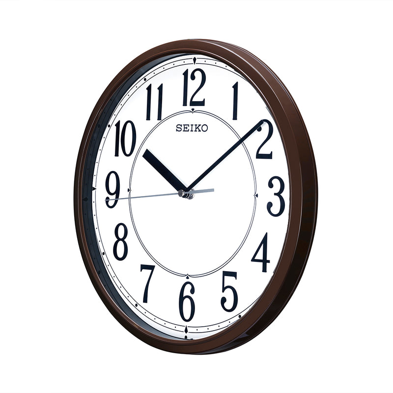 QXA756B  Brown Dial Clock