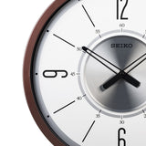 QXA759B  Brown Large Dial Decor Clock