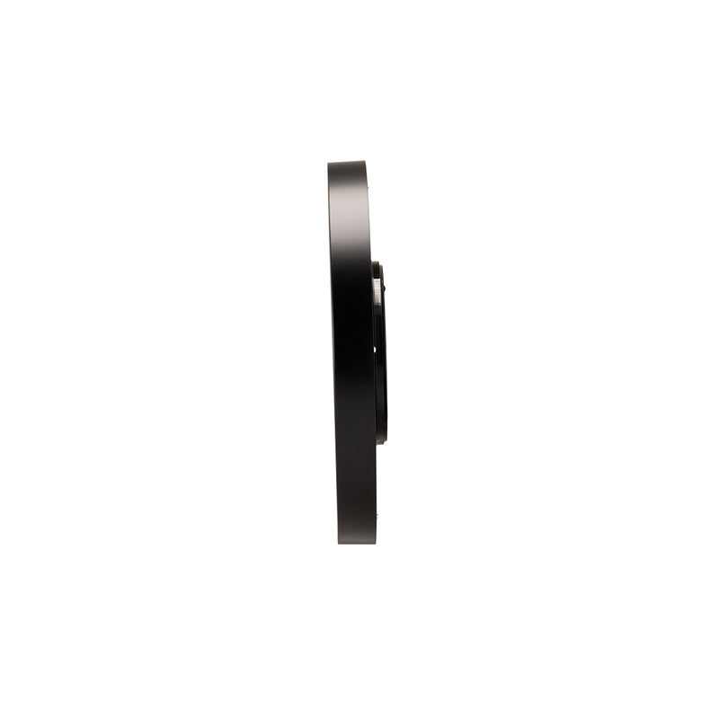 QXA791T Black-White Textured Dial Clock