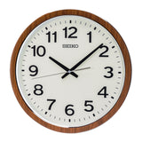 QXA799B Brown Case Wall Clock