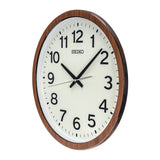 QXA799B Brown Case Wall Clock