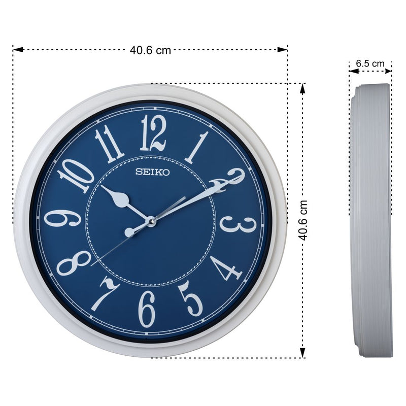 QXA801H Prussian Blue Clock
