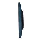 QXA802L Blue Clock with Textured Dial