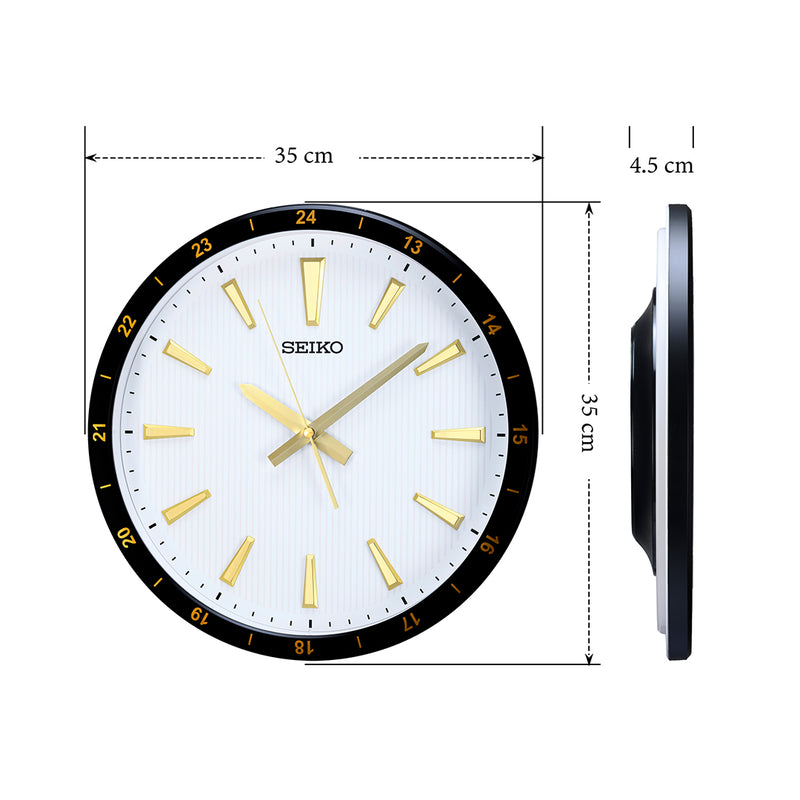 QXA802G  White Dial Decor Clock