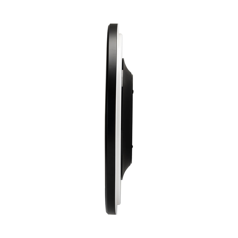 QXA802J White Clock with Textured Dial