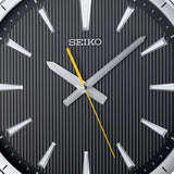 QXA802S Black Striped Dial Decor Clock