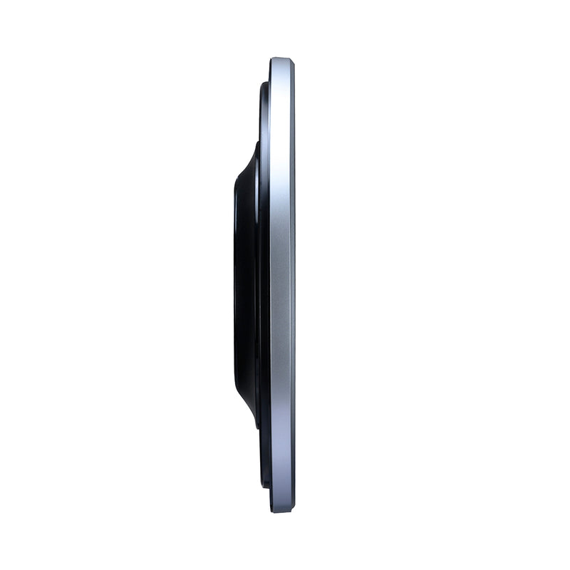 QXA802S Black Striped Dial Decor Clock