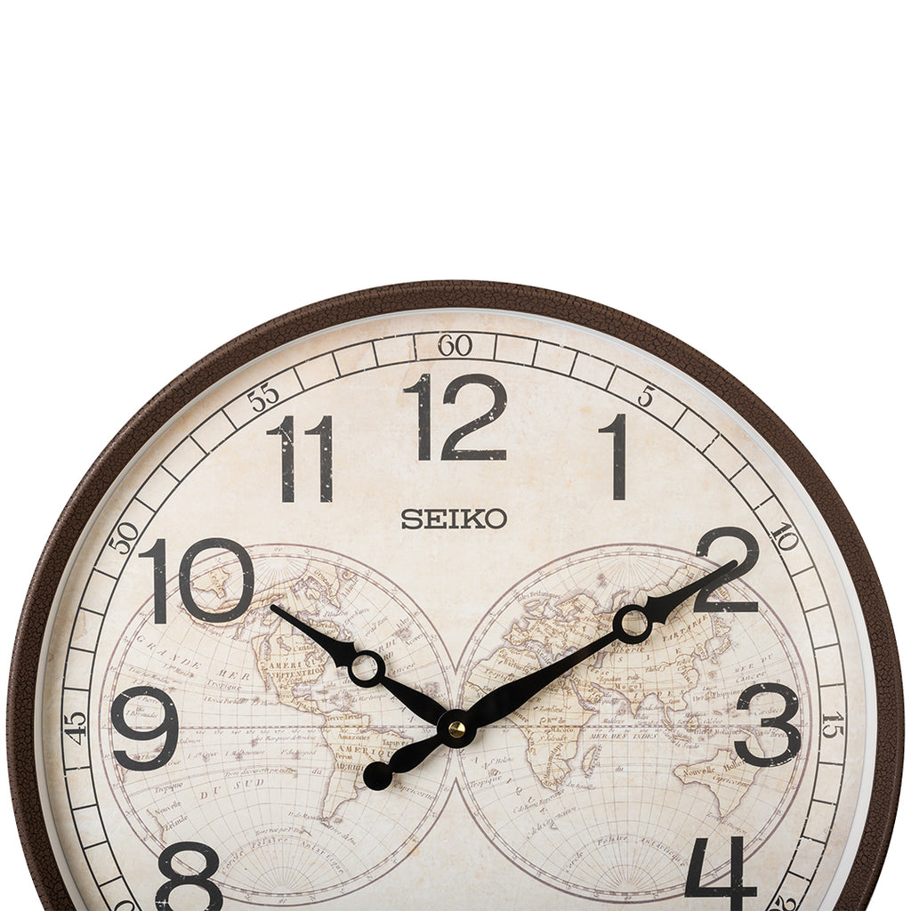 QXA803B Large World Map Clock