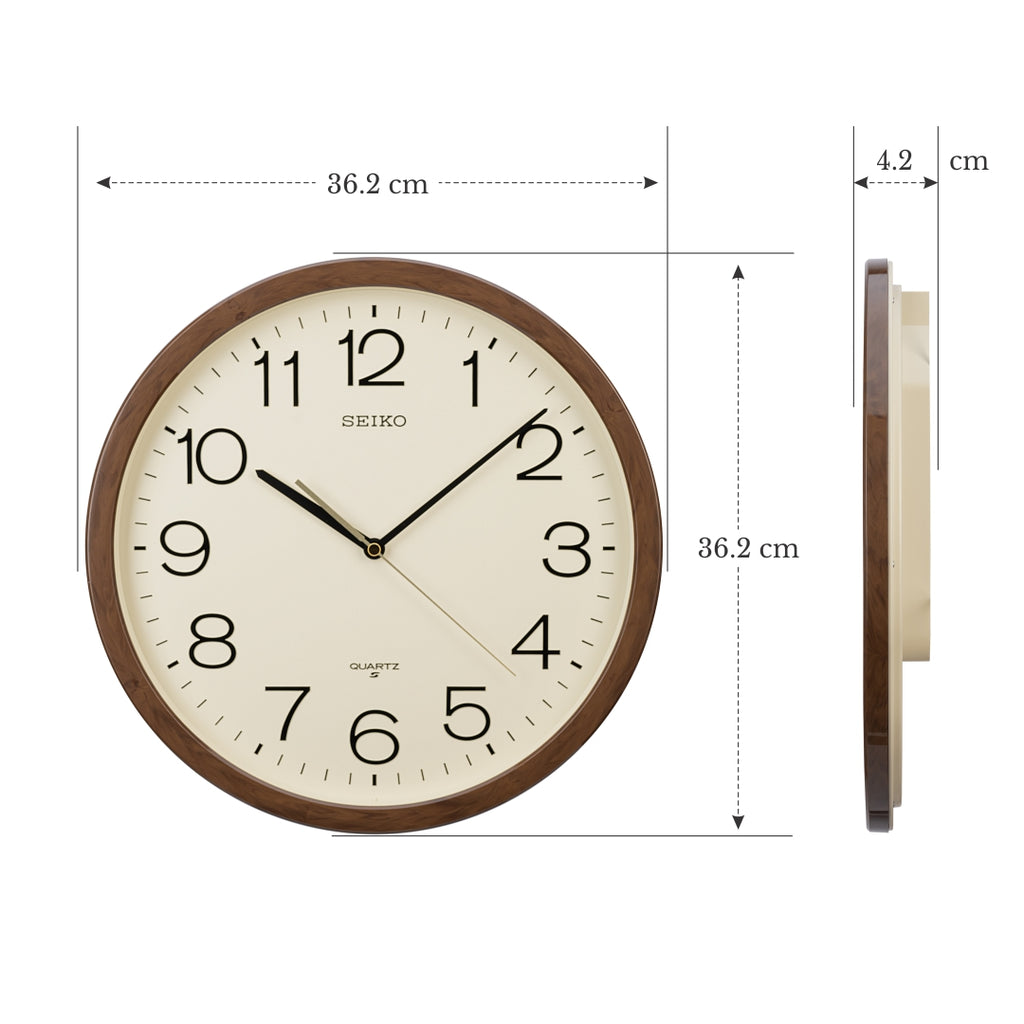 QXA807B Elegant Beige  Wall Clock