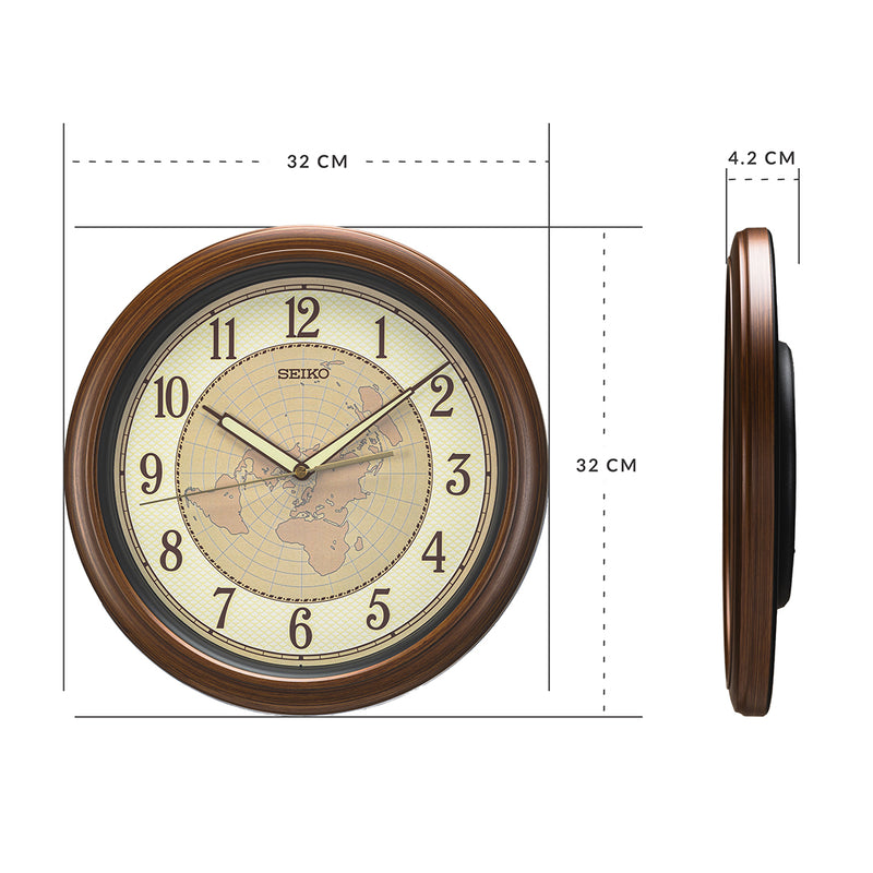 QXA825B World Map Clock