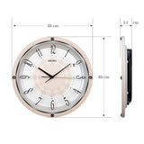 QXA830P Patterned Dial Décor Clock