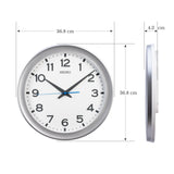 QXA835S White Dial Clock with Blue Quite Sweep Second Hand