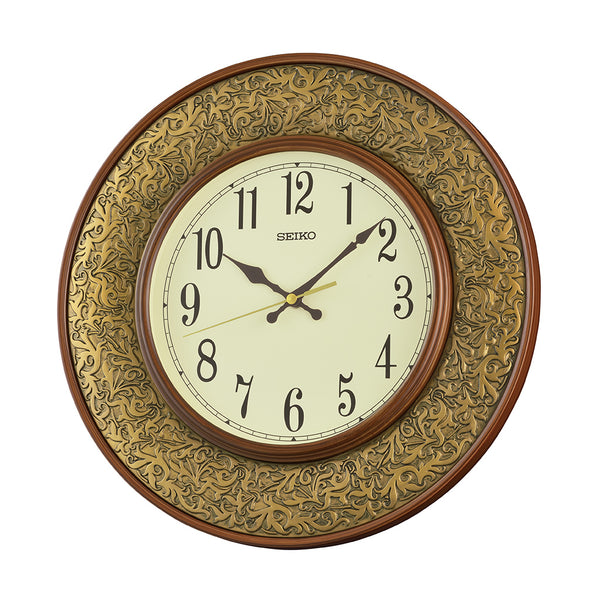 QXA846G Vintage Ornate Frame Wall Clock