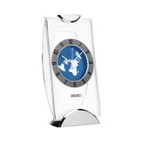 QXG152S Peacock Blue Dial World Desk Clock
