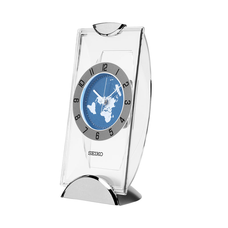 QXG152S Peacock Blue Dial World Desk Clock
