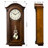 QXH066B Alder Wood Pendulum Clock