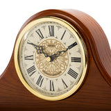 QXJ013B Classical  Oak Wood Mantel Clock