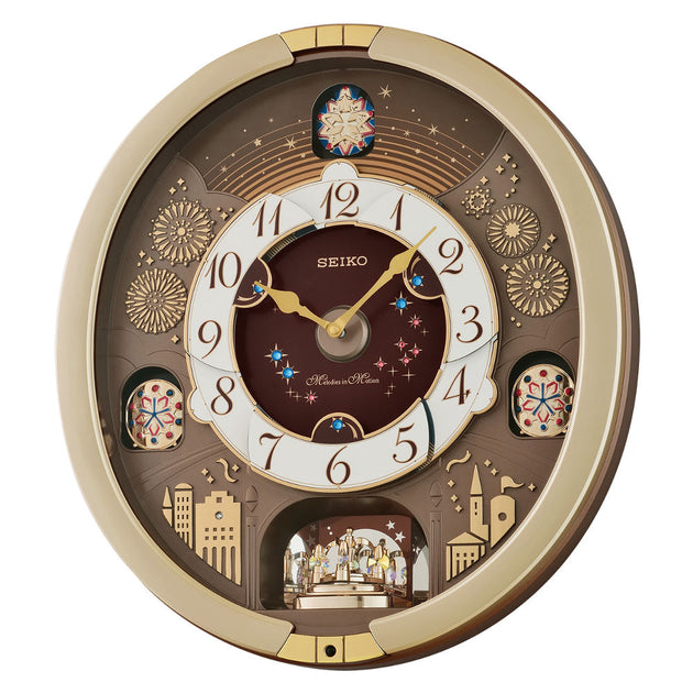 QXM620GT Melodies In Motion Clock – SEIKO CLOCKS INDIA